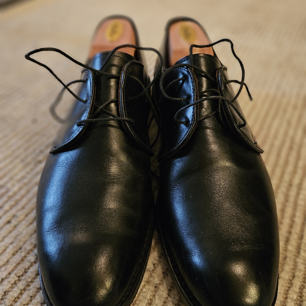 Allen Edmonds Black Leather Kenilworth Oxfords